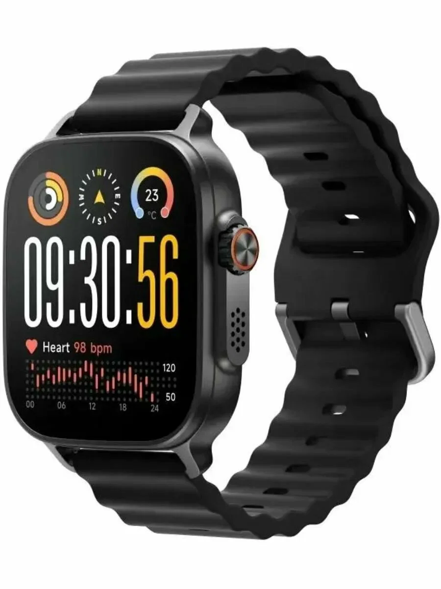 Умные часы Realme Watch 5 1.97" AMOLED корп.серебристый рем.серебристый (RMW2501)
