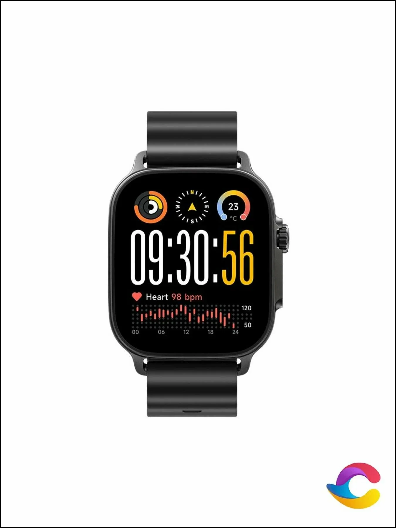 Умные часы Realme Watch 5 1.97" AMOLED корп.черный рем.черный (RMW2501)