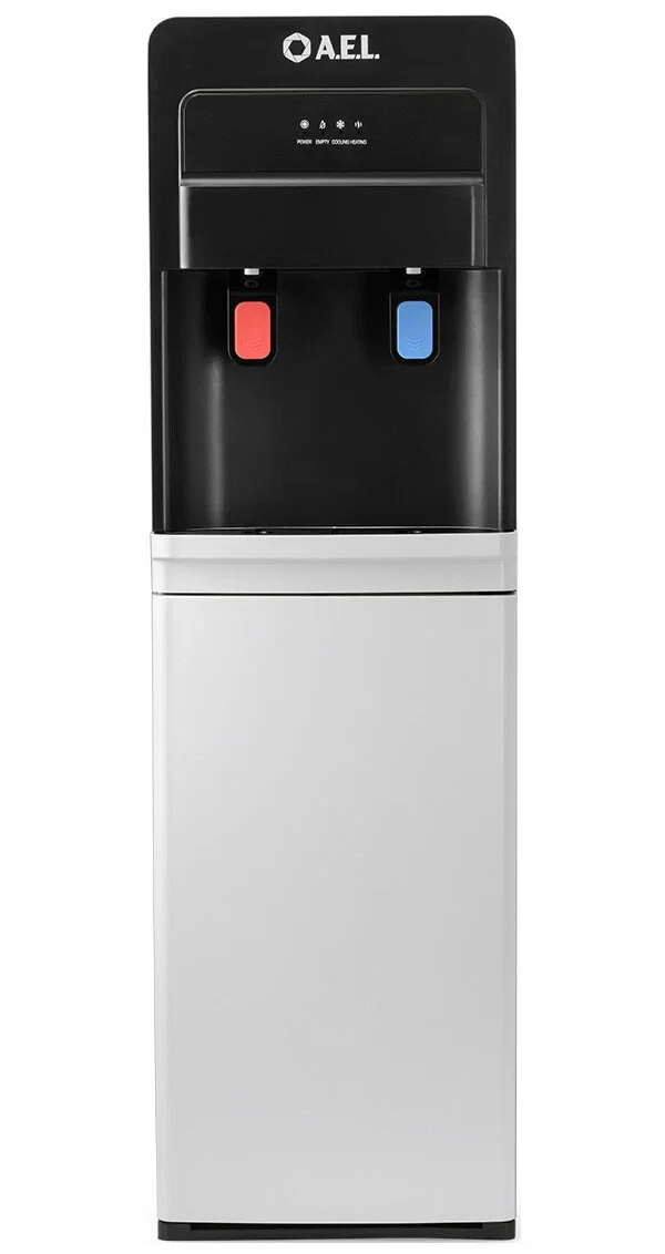 Кулер для воды AEL LD-AEL-805a, нижняя загрузка, нагрев 95 °С, охлаждение 10 °С, черный/белый