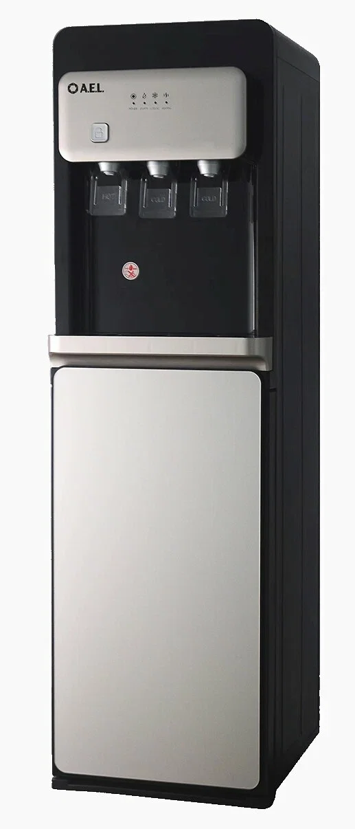 Кулер для воды AEL LD-AEL-806a, нижняя загрузка, нагрев 95 °С, охлаждение 10 °С, черный