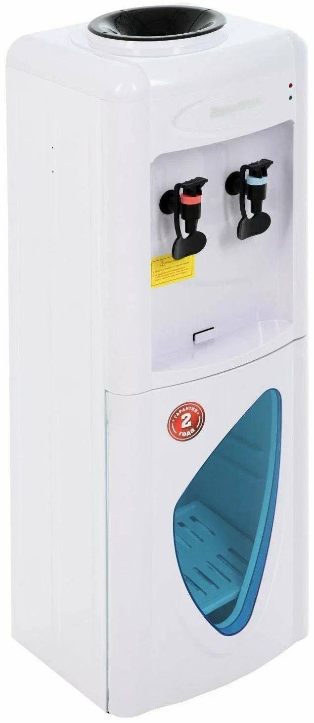 Кулер для воды Aqua Work 0.7LKR, верхняя загрузка, нагрев 90 °С, без охлаждения, белый/черный