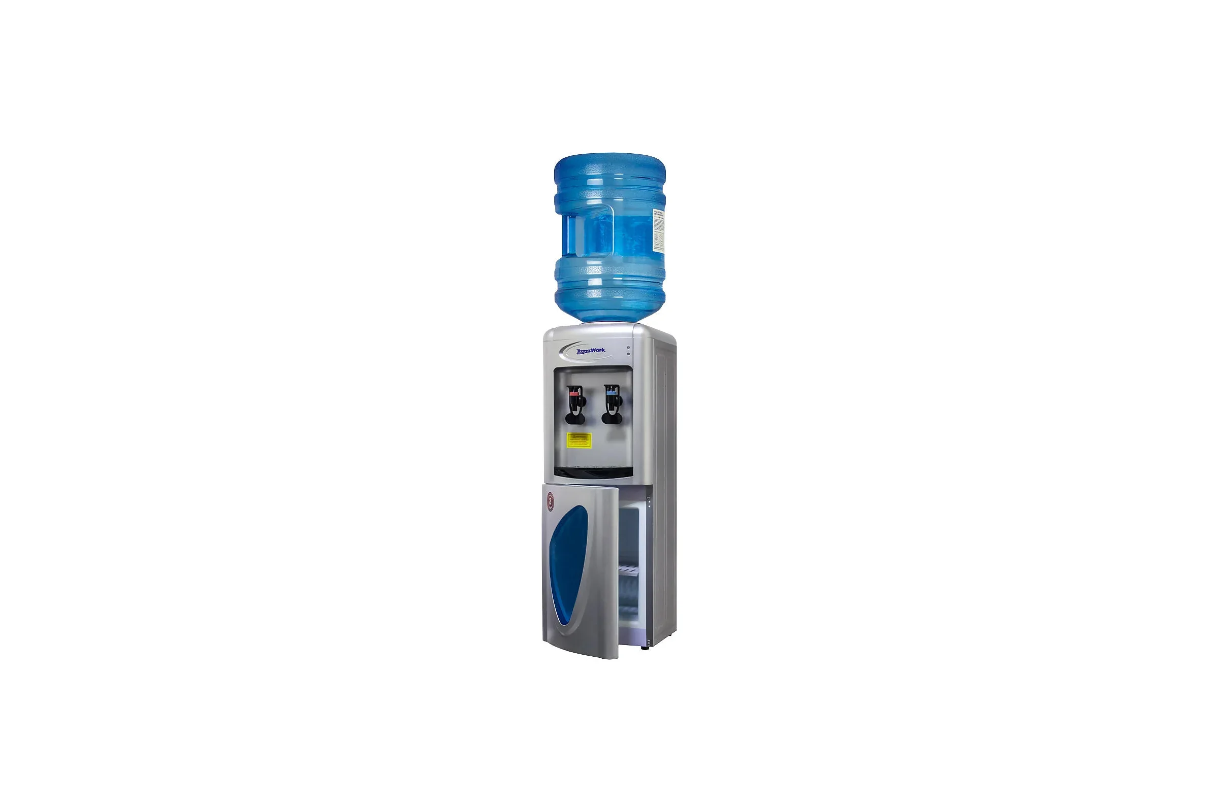 Кулер для воды Aqua Work 0.7LR, верхняя загрузка, нагрев 95 °С, охлаждение 10 °С, серебристый