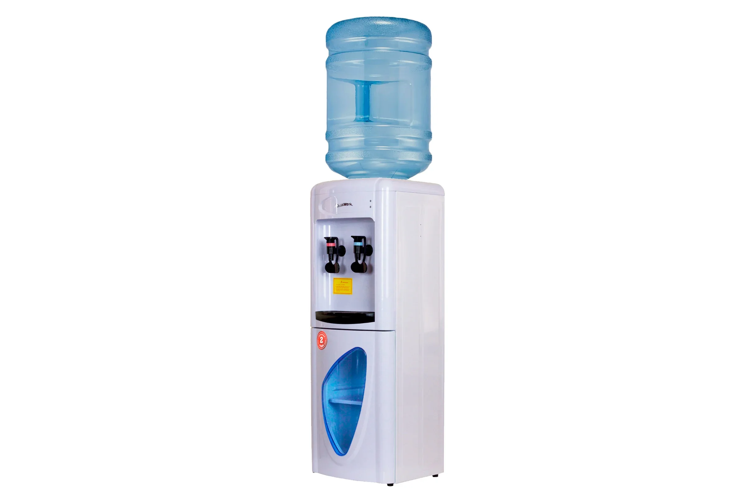 Кулер для воды Aqua Work 0.7LR, верхняя загрузка, нагрев 95 °С, охлаждение 10 °С, серебристый