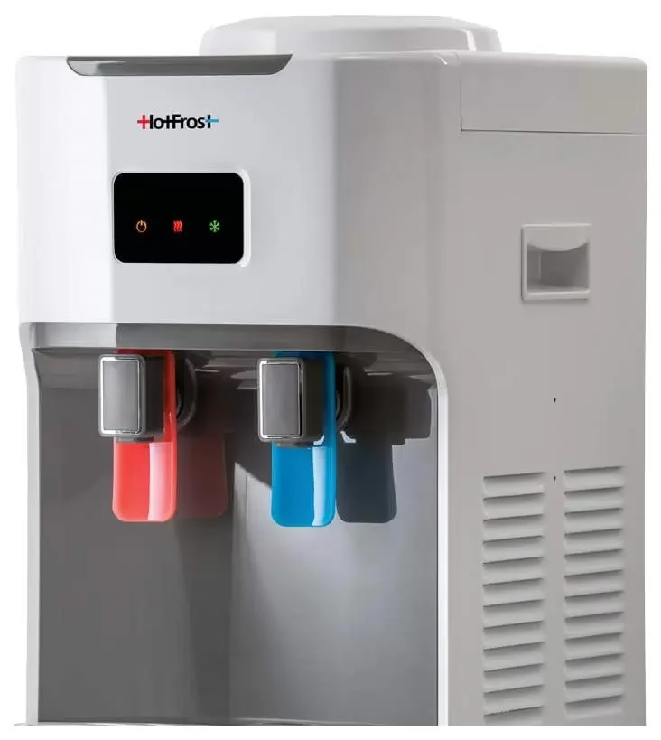 Кулер для воды HotFrost V115B, верхняя загрузка, нагрев 90 °С, охлаждение 10 °С, белый