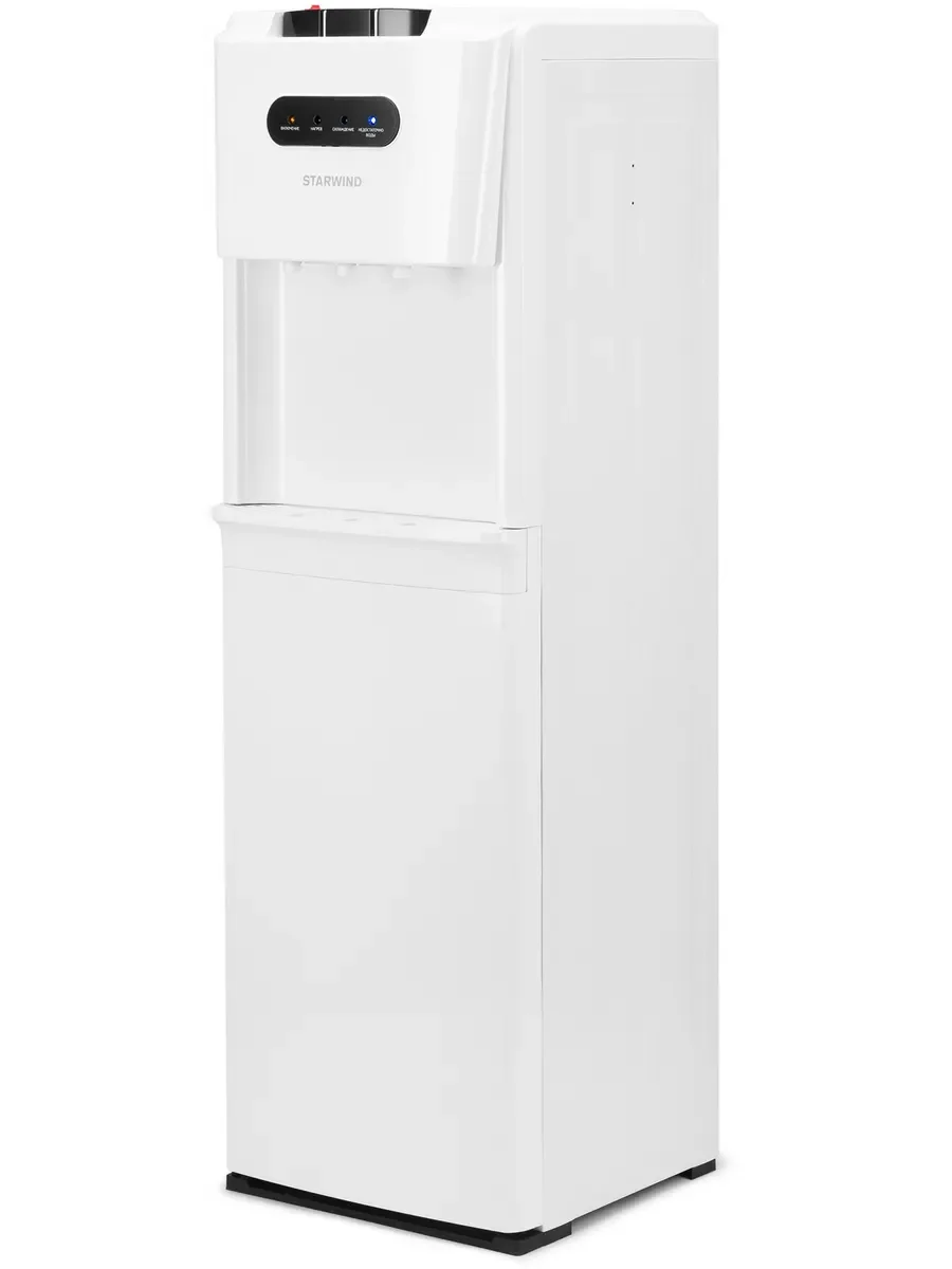 Кулер для воды Starwind SW-1012CW, нижняя загрузка, нагрев 95 °С, охлаждение 4 °С, белый