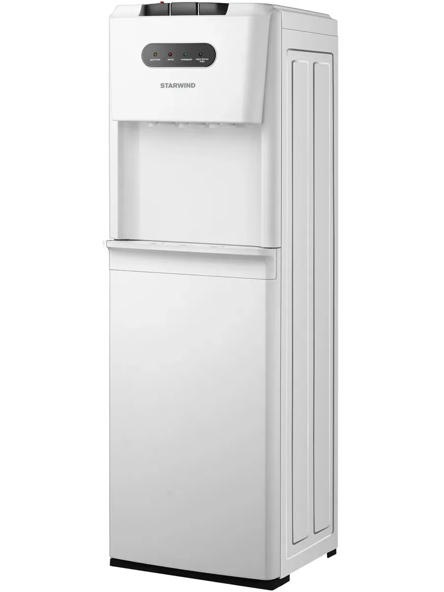 Кулер для воды Starwind SW-1012CW, нижняя загрузка, нагрев 95 °С, охлаждение 4 °С, белый