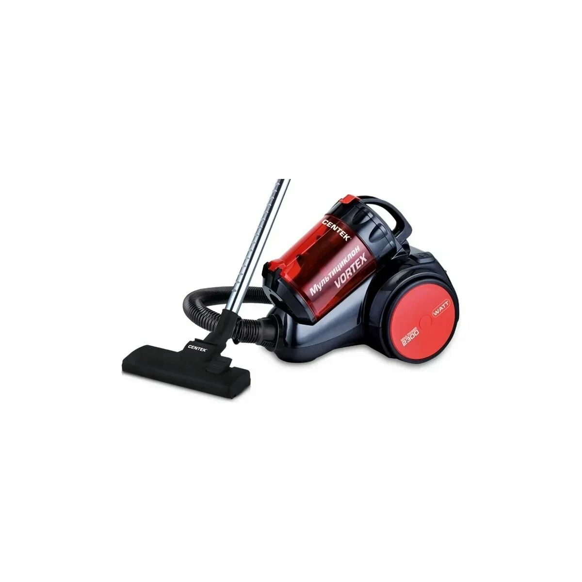 Пылесос напольный Centek CT-2524 Black/Red