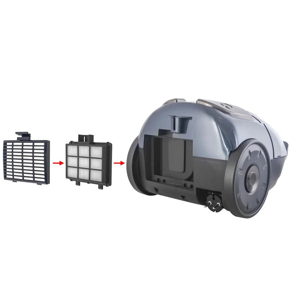 Пылесос напольный Endever SkyClean VC-252 90794 синий/серый