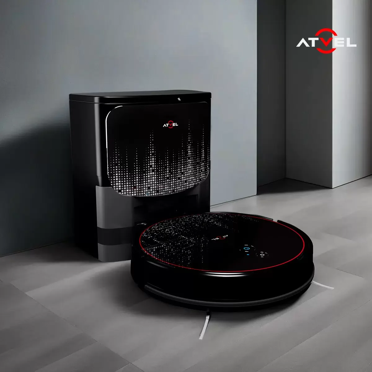 Робот-пылесос Atvel R80 Base Black