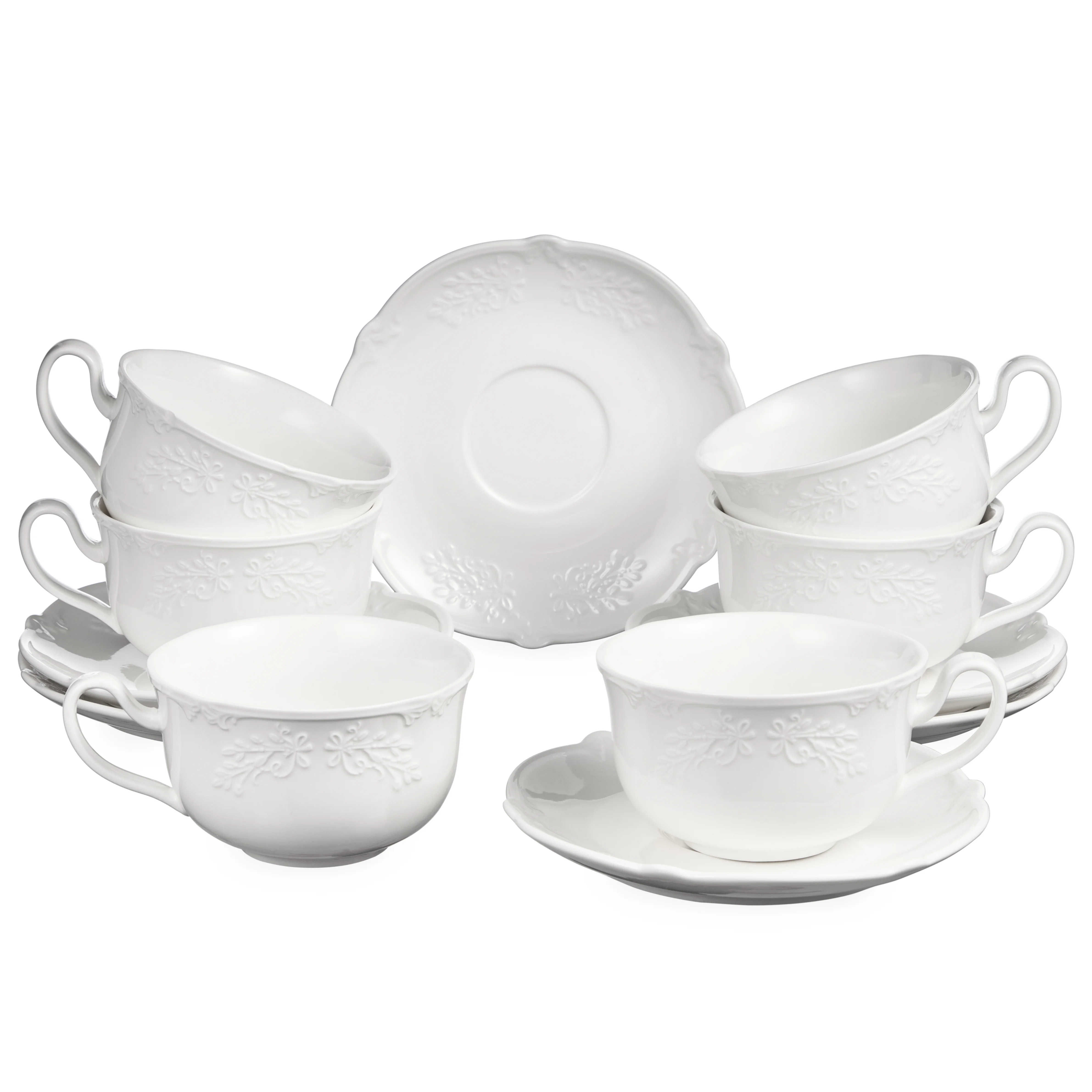 ЧАЙНЫЙ НАБОР LEFARD "FLORAL" НА 6 ПЕР. 12 ПР. 350 МЛ (КОР=4НАБ.)