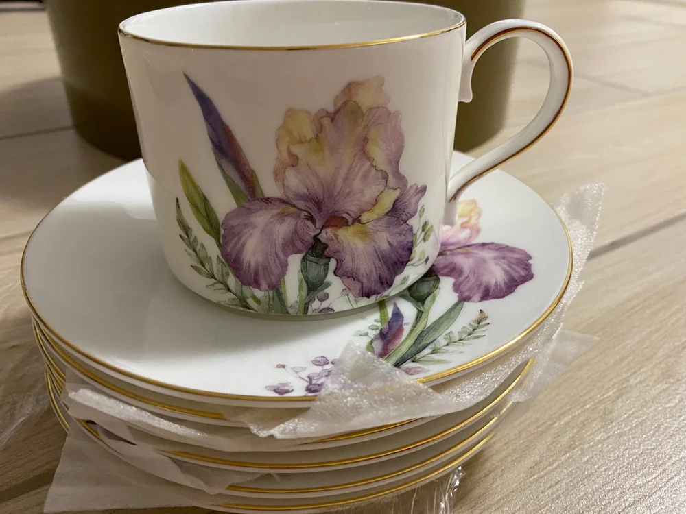 ЧАЙНЫЙ НАБОР LEFARD "IRISES" НА 6 ПЕР. 12 ПР. 300 МЛ (КОР=4НАБ.)