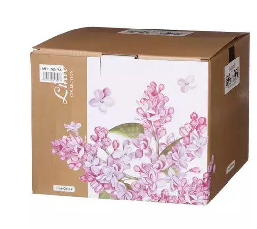 ЧАЙНЫЙ НАБОР LEFARD "LILAC"  НА 6 ПЕР. 12 ПР. 250 МЛ (КОР=8НАБ.)