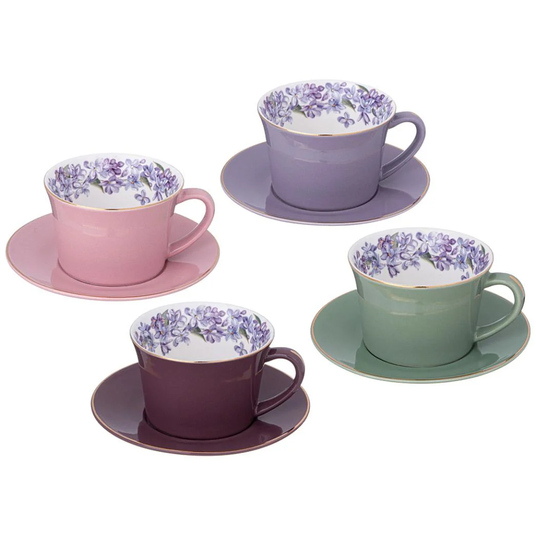 ЧАЙНЫЙ НАБОР LEFARD "LILAC"  НА 6 ПЕР. 12 ПР. 250 МЛ (КОР=8НАБ.)