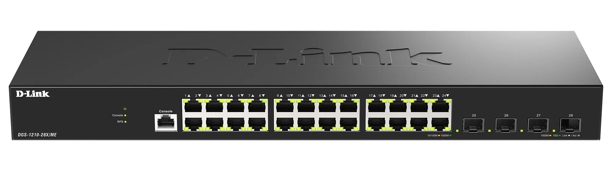 Коммутатор D-Link DGS-1210-28X/ME/C1A 24x1Гбит/с 4SFP+ управляемый