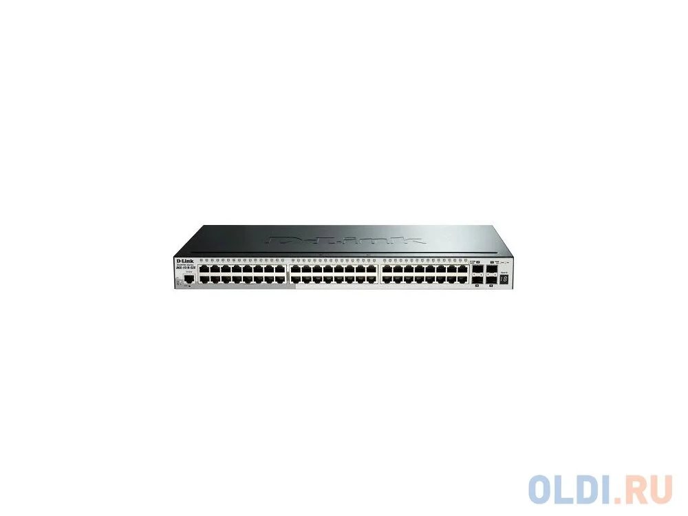 Коммутатор D-Link DGS-1510-52X/A2A Настраиваемый стекируемый коммутатор SmartPro уровня 2+ с 48 портами 10/100/1000Base-T и 4 портами 10Gbase-X SFP+