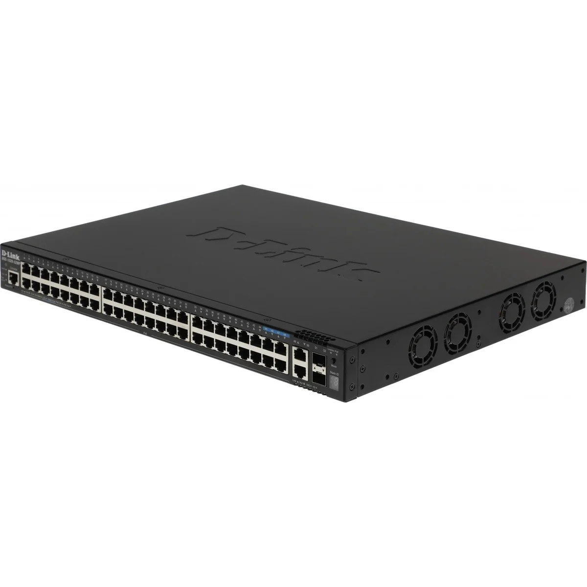 Коммутатор D-Link DGS-1520-52MP/A2A (L3) 48x1Гбит/с 2x10Гбит/с 4x2.5Гбит/с 2SFP+ 48PoE+ 370W управляемый