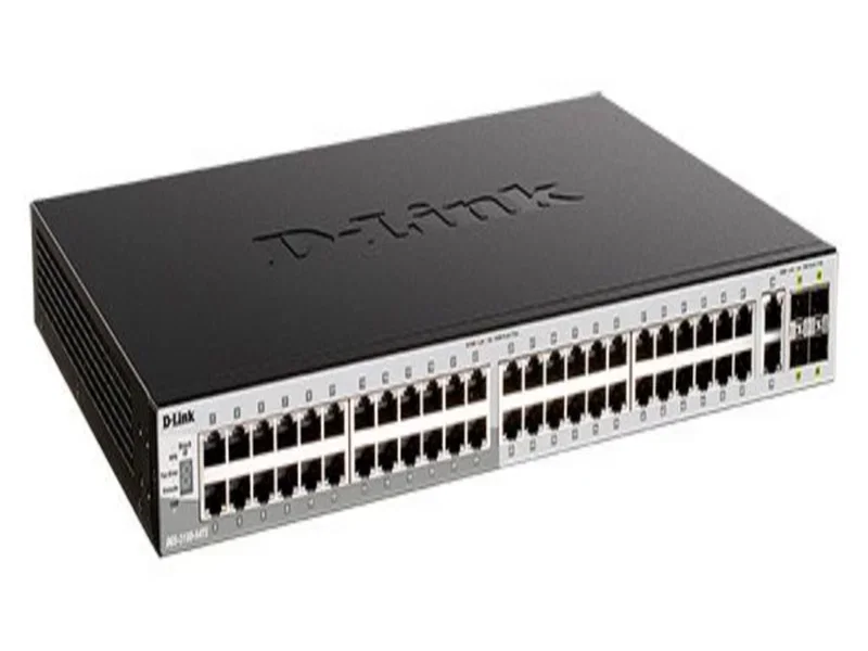 Коммутатор D-Link DGS-3130-54PS/B2A, PROJ L2+ Managed Switch with 48 10/100/1000Base-T ports and 2 10Gbase-T ports and 4 10Gbase-X SFP+ ports (48 PoE