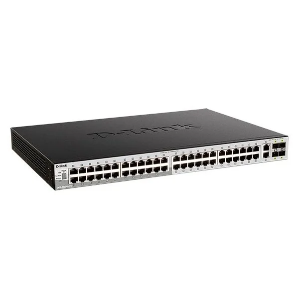 Коммутатор D-Link DGS-3130-54PS/B2A, PROJ L2+ Managed Switch with 48 10/100/1000Base-T ports and 2 10Gbase-T ports and 4 10Gbase-X SFP+ ports (48 PoE