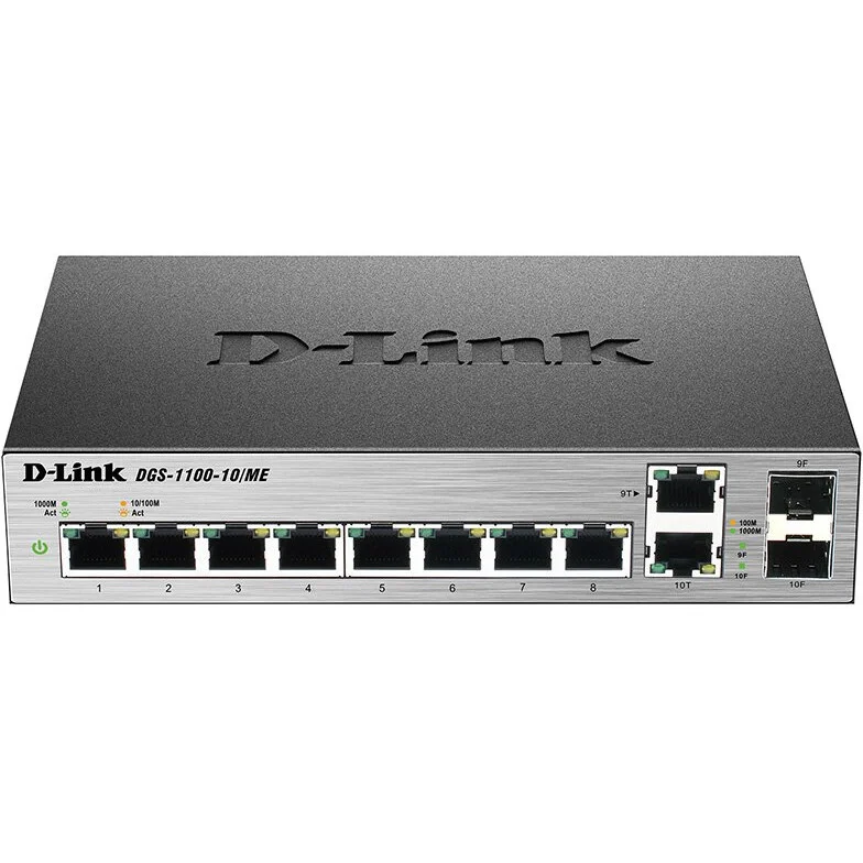 Коммутатор D-Link Gigabit Smart Switch with 16 10/100/1000Base-T ports and 4 Gigabit MiniGbIC (SFP) ports
