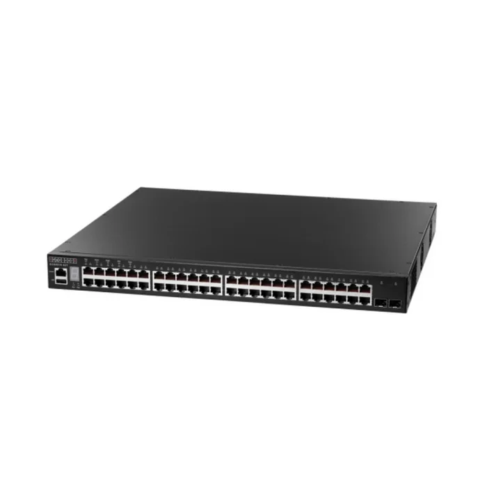 Коммутатор Edge-corE 48 x GE + 2 x 10G SFP+ ports + 1 x expansion slot (for dual 10G SFP+ ports) L3 Stackable Switch, w/1 x RJ45 console port, 1 x USB