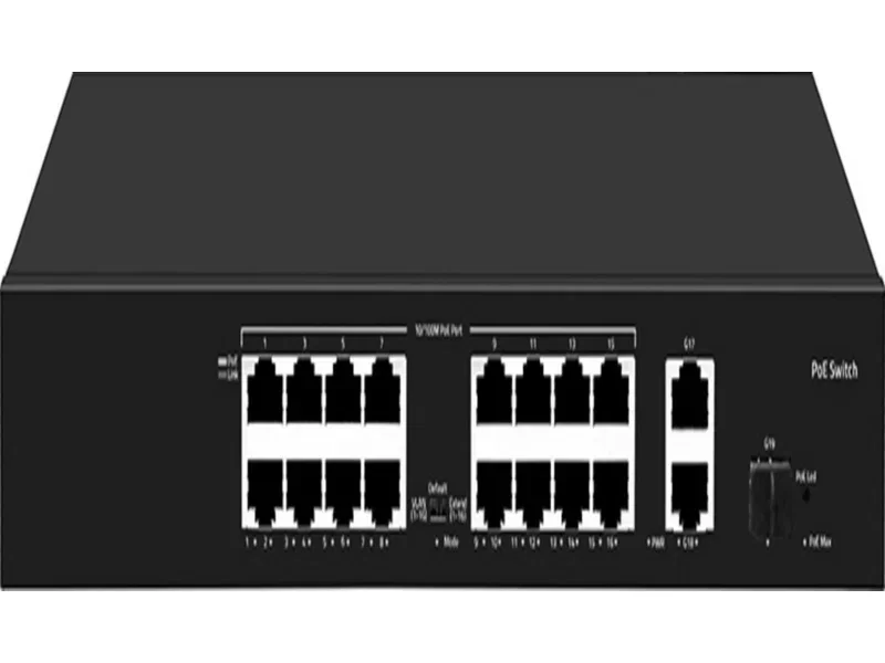 Коммутатор Falcon Eye FE-16FPG2S1 00-00330354 16x100 Мбит/с 2x1 Гбит/с 16PoE
