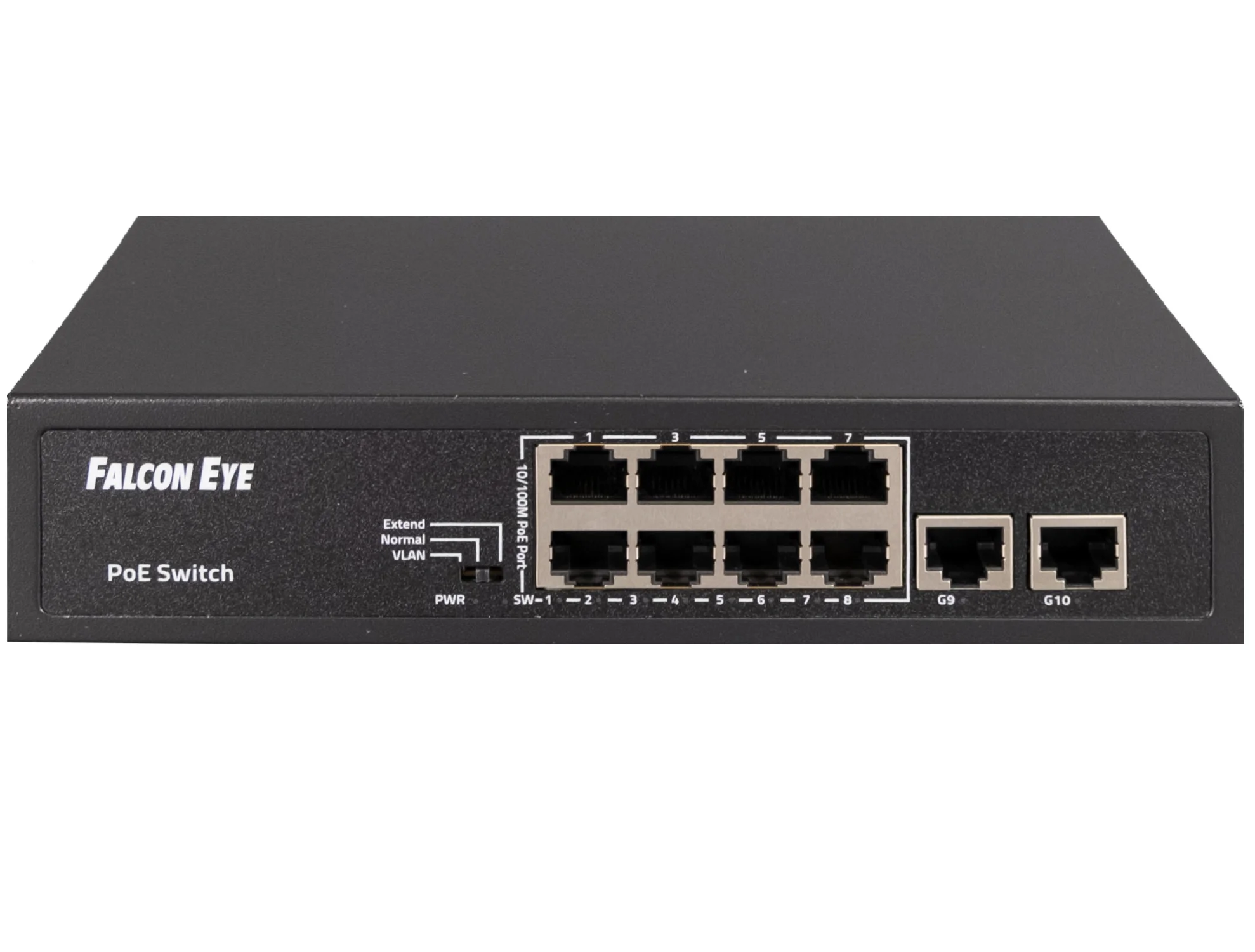 Коммутатор Falcon Eye FE-8FPG2 00-00330353 8x100Мбит/с 2x1Gbит/с 8PoE