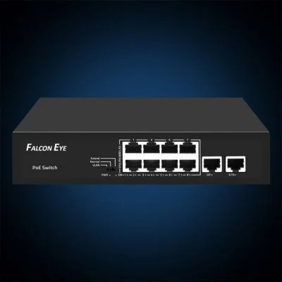 Коммутатор Falcon Eye FE-8FPG2 00-00330353 8x100Мбит/с 2x1Gbит/с 8PoE