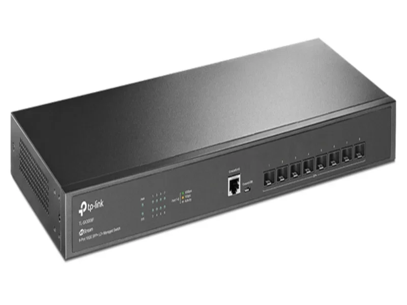 Коммутатор Fully managed switch with full 8-port 10G fiber ports and 160 Gbps switching capacity