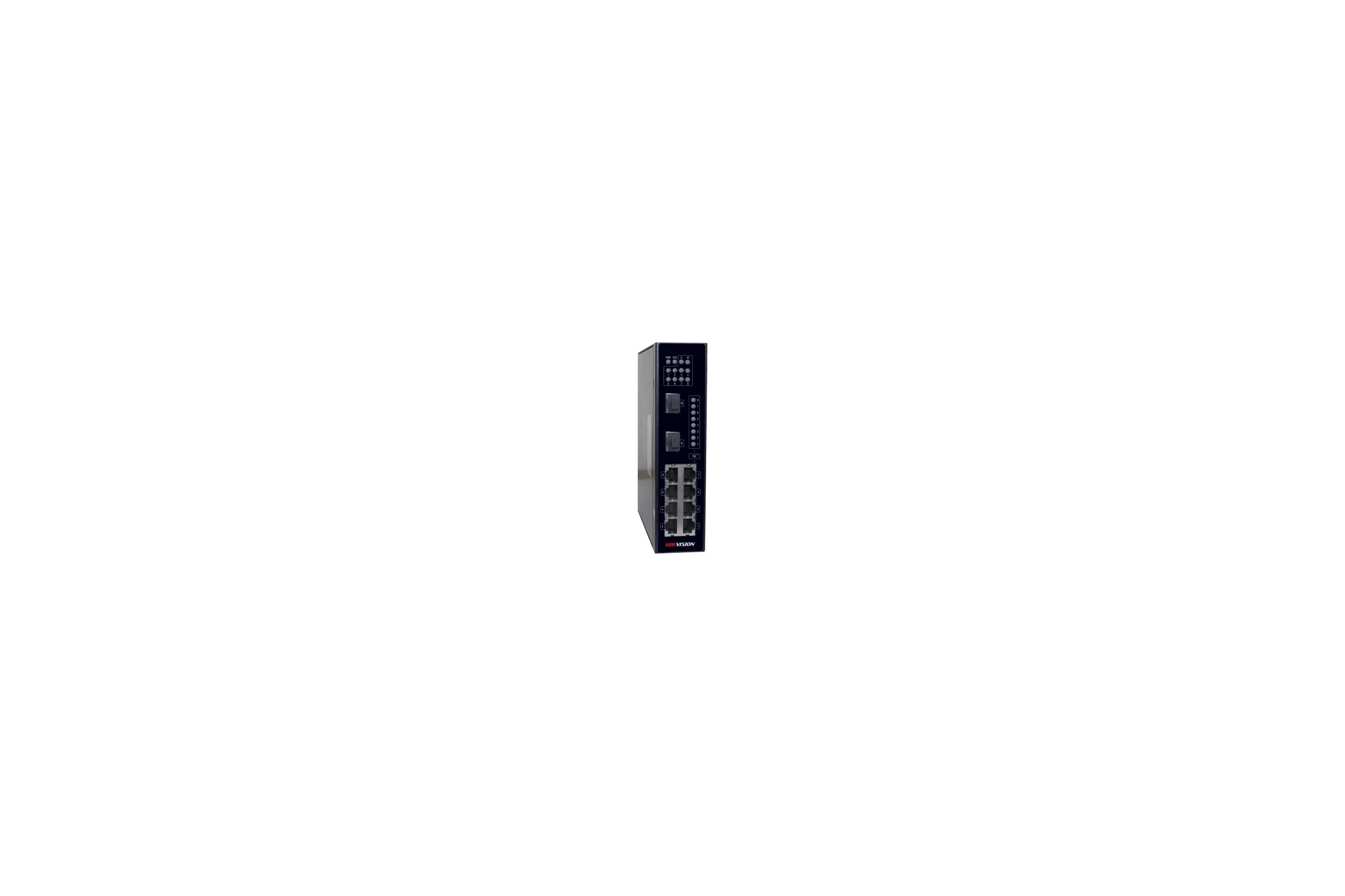 Коммутатор Hikvision DS-3T0310P 8x100Mb 2SFP 8PoE+ 240W неуправляемый