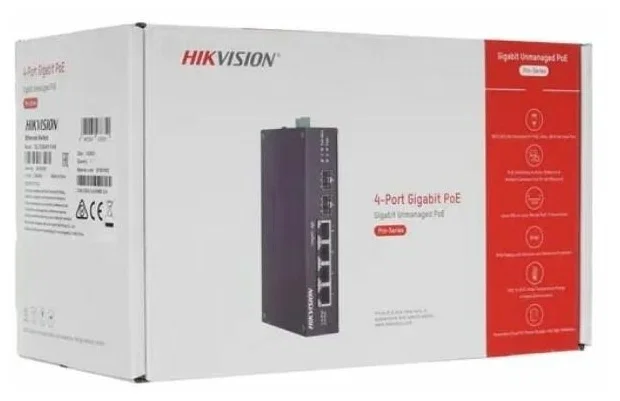 Коммутатор Hikvision DS-3T0506HP-E/HS неуправляемый