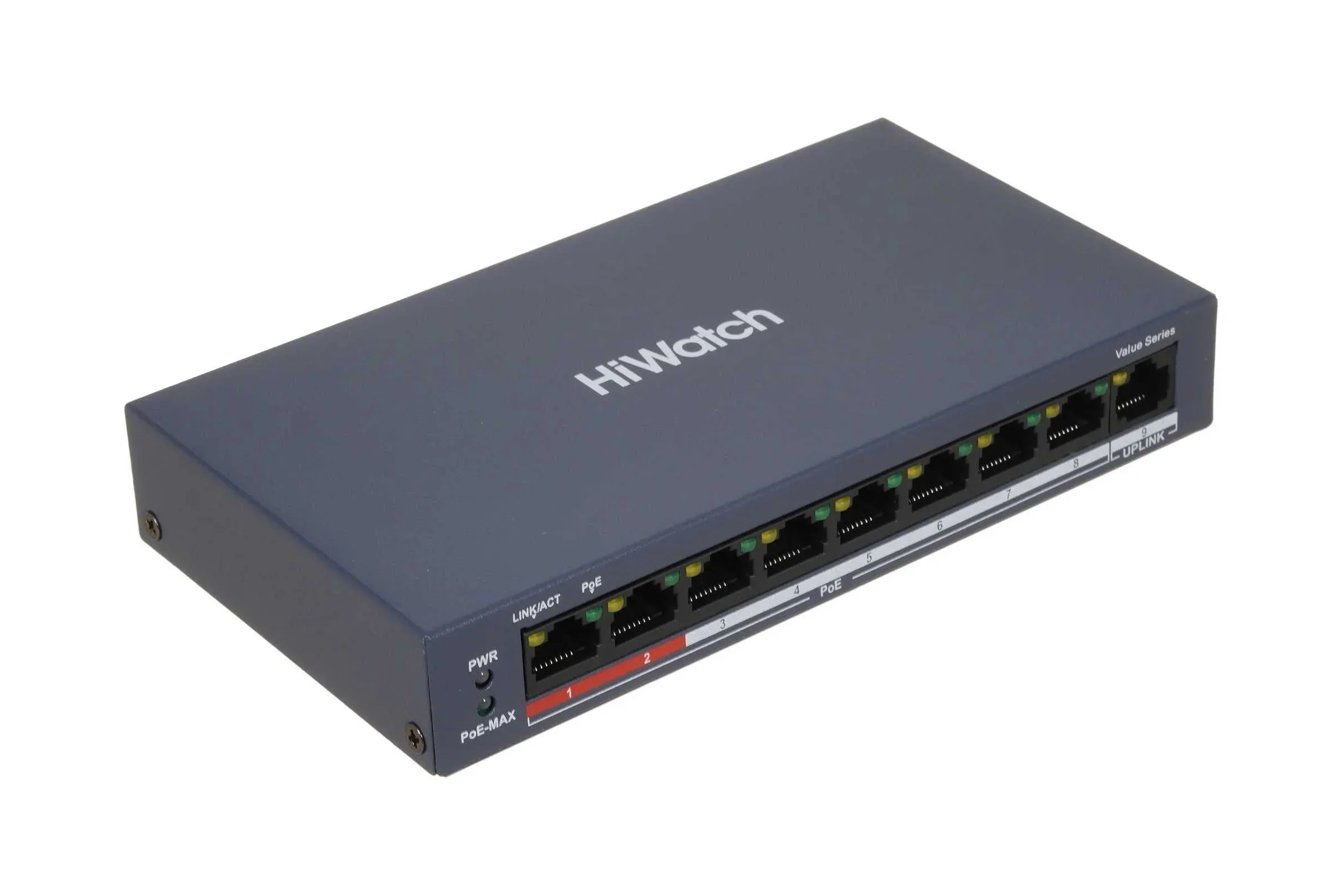 Коммутатор Hikvision HiWatch DS-S908P(B)