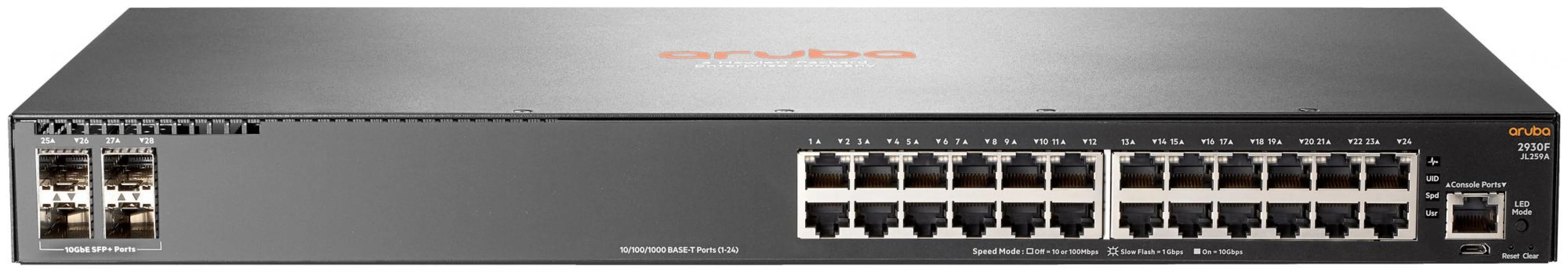 Коммутатор HP Aruba 2930F 24G PoE+ 4SFP+ Swch