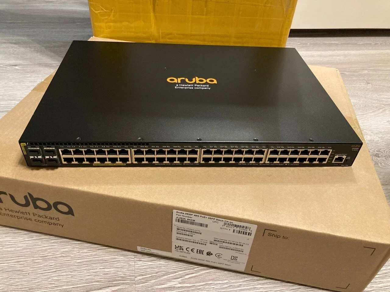 Коммутатор HP Aruba 2930F 24G PoE+ 4SFP+ Swch