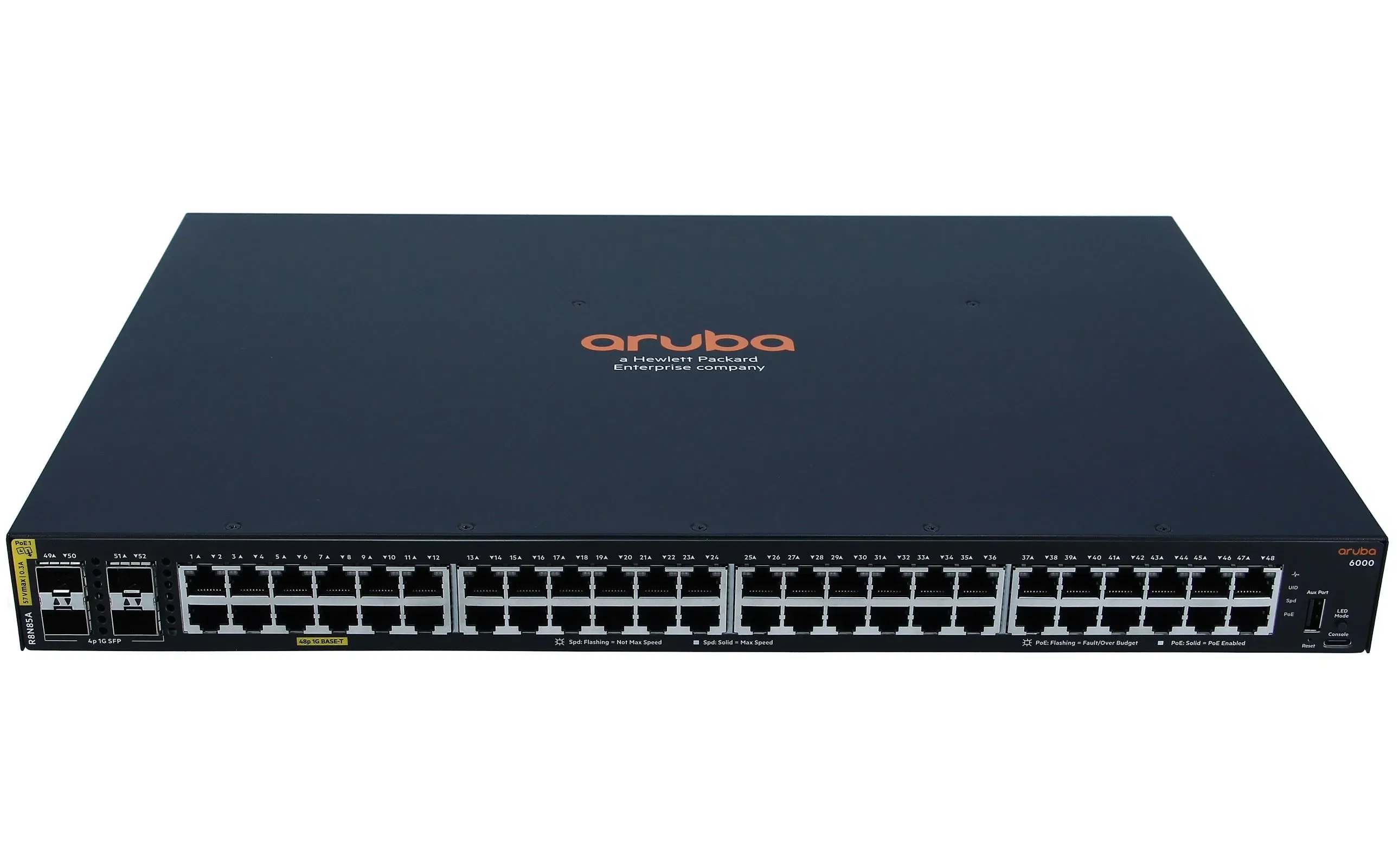 Коммутатор HP Aruba 2930F 48G PoE+ 4SFP Swch