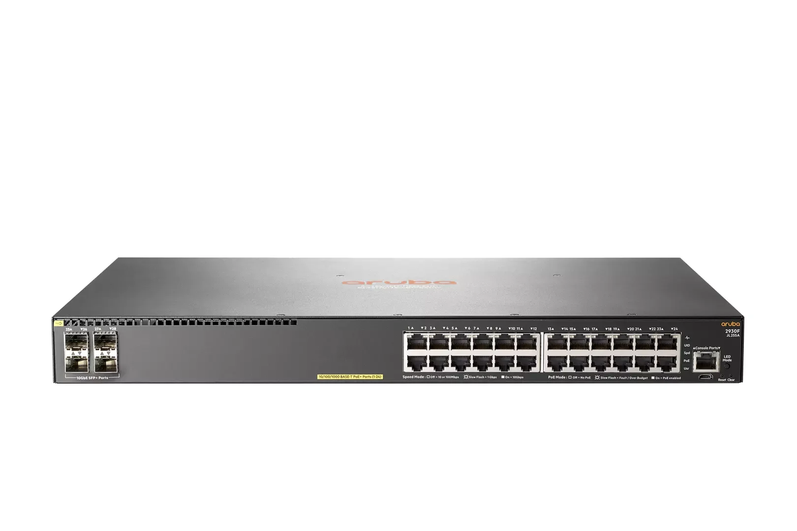 Коммутатор HP Aruba 2930F 8G PoE+ 2SFP+ Swch