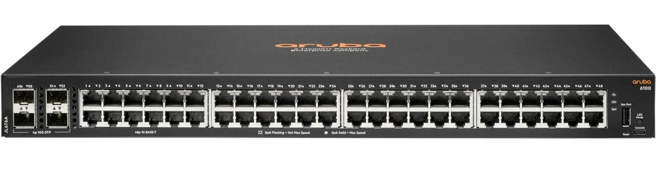 Коммутатор HPE Aruba 6100 JL677A 24G 4SFP+ 370PoE+