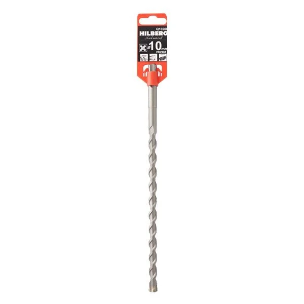 Бур Hilberg S10260 по бетону Д=10мм Дл=260мм для дрелей/перфораторов