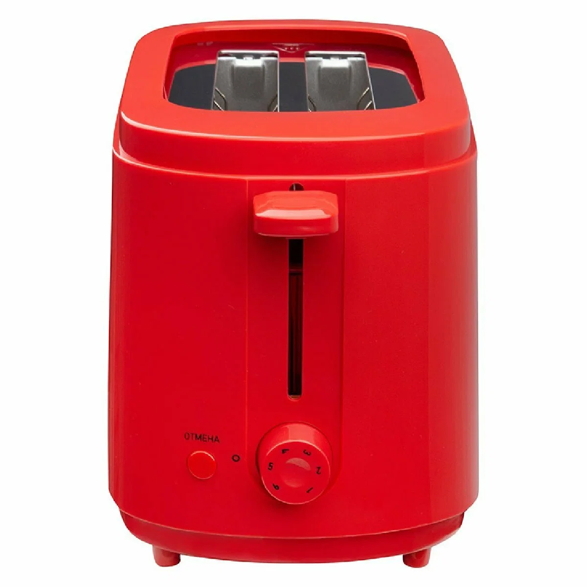 Тостер HomeStar HS-1050, цвет: красный, 750 Вт