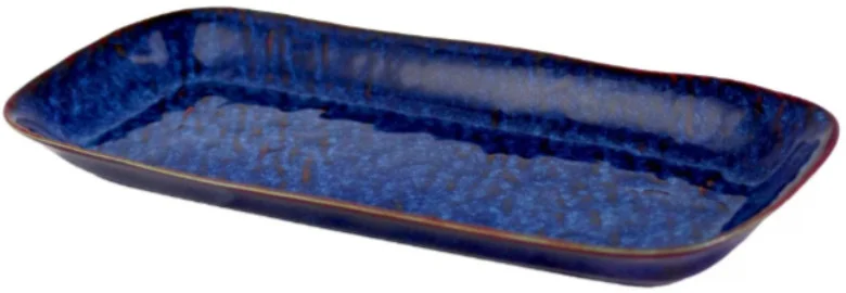 133-304 Овальное блюдо 36х25х4,5см  AQUAMARINE в под.уп.(х18)Фарфор