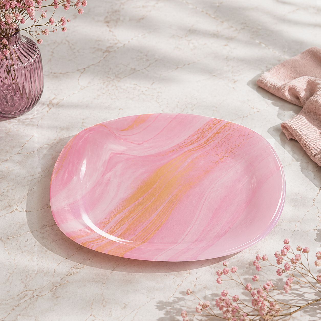 Тарелка десертная PINK SANDS 19.5см