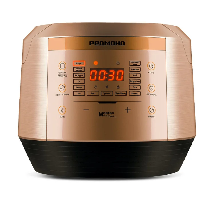 Мультиварка Redmond RMC-450 бронза, 860 Вт. 4.5 л электронное управление