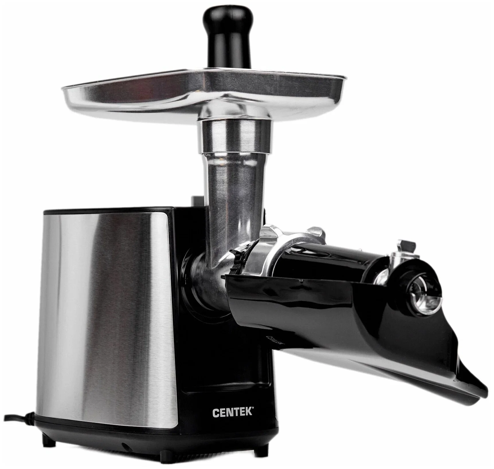 Мясорубка Centek CT-1617 Juice <2000Bт> SLIM дизайн, реверс, V8, стальной коннектор, алюм. лоток