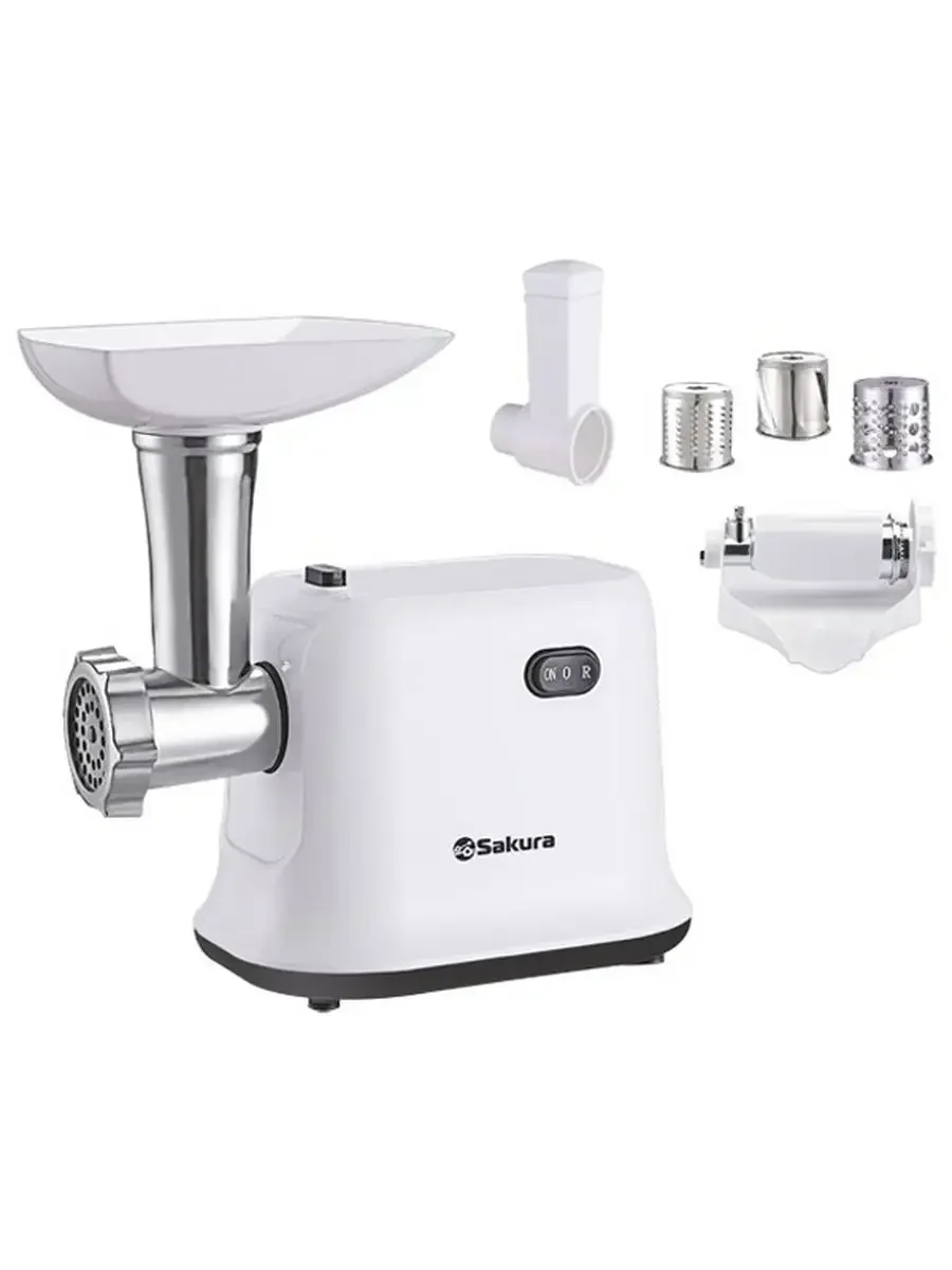 Мясорубка Sakura SA-6420STW 1500Вт реверс + компл нас
