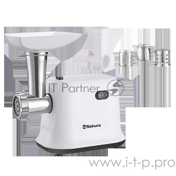 Мясорубка Sakura SA-6420STW 1500Вт реверс + компл нас
