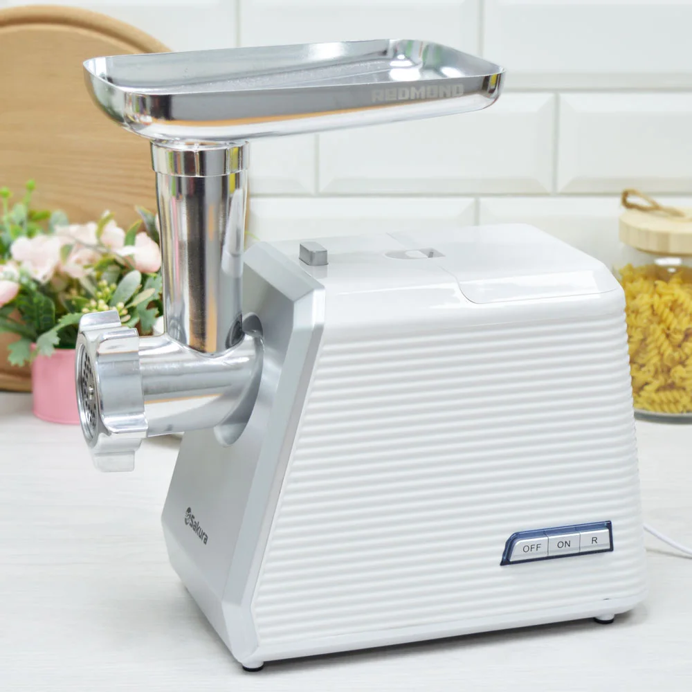 Мясорубка Sakura SA-6424W 2000Вт реверс + компл нас