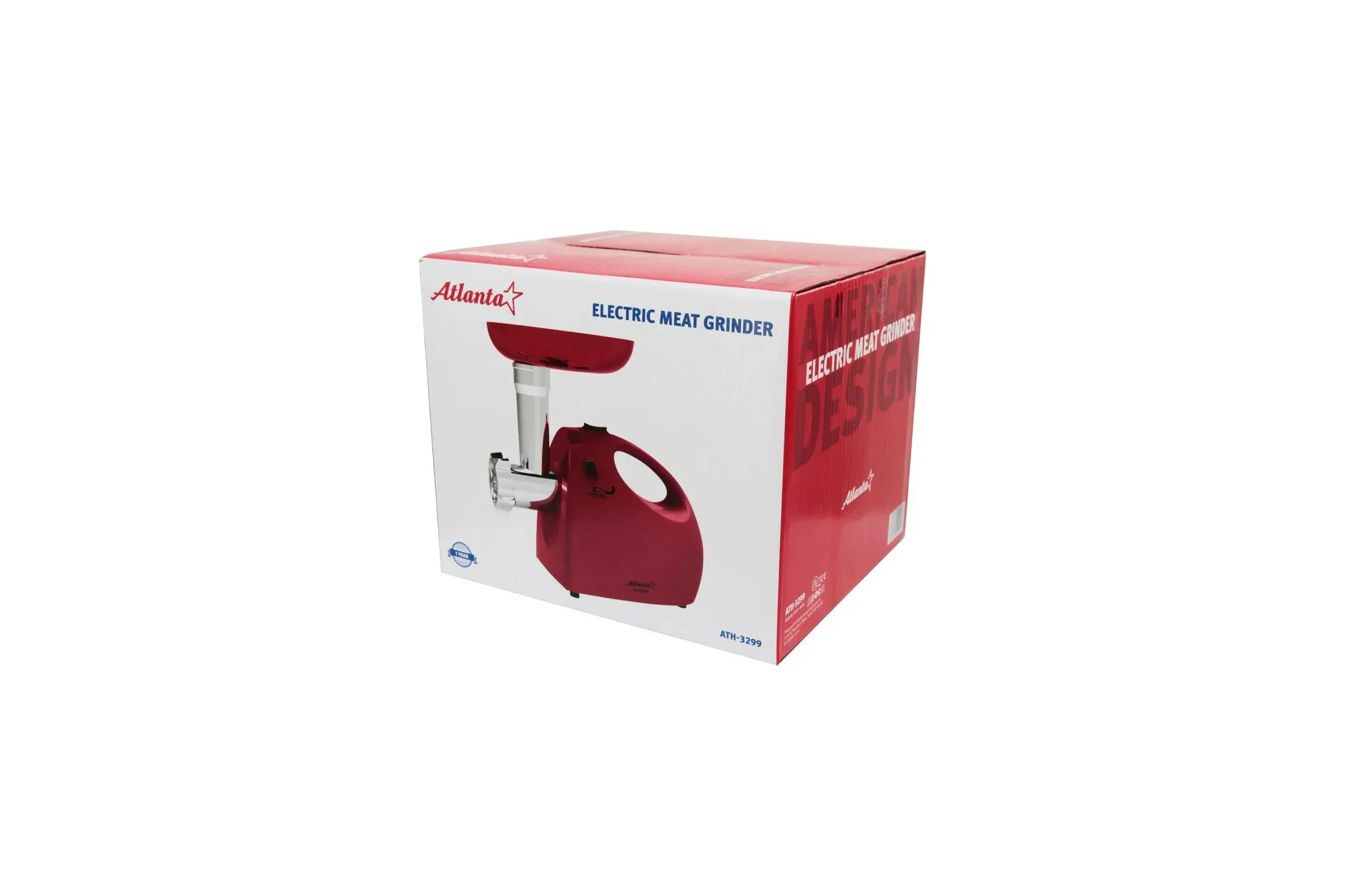 Мясорубка электрическая Atlanta ATH-3299 (red)