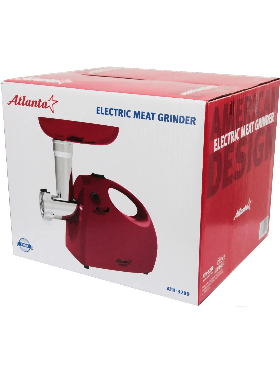 Мясорубка электрическая Atlanta ATH-3299 (red)