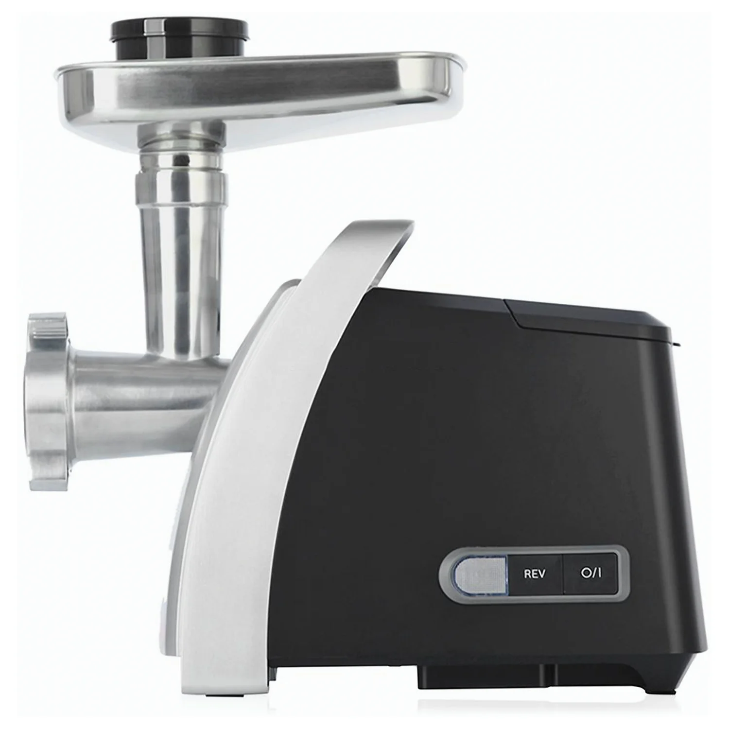 Мясорубка электрическая Bosch MFW68660 черный, 2200 Вт, 4.3 кг/мин, реверс, защита от перегрузки, металлический лоток, насадки - 10