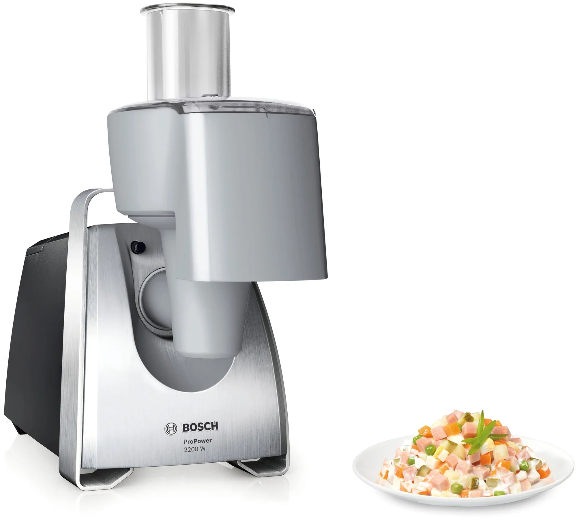 Мясорубка электрическая Bosch MFW68680 черный, 2200 Вт, 4.3 кг/мин, реверс, защита от перегрузки, насадки - 5