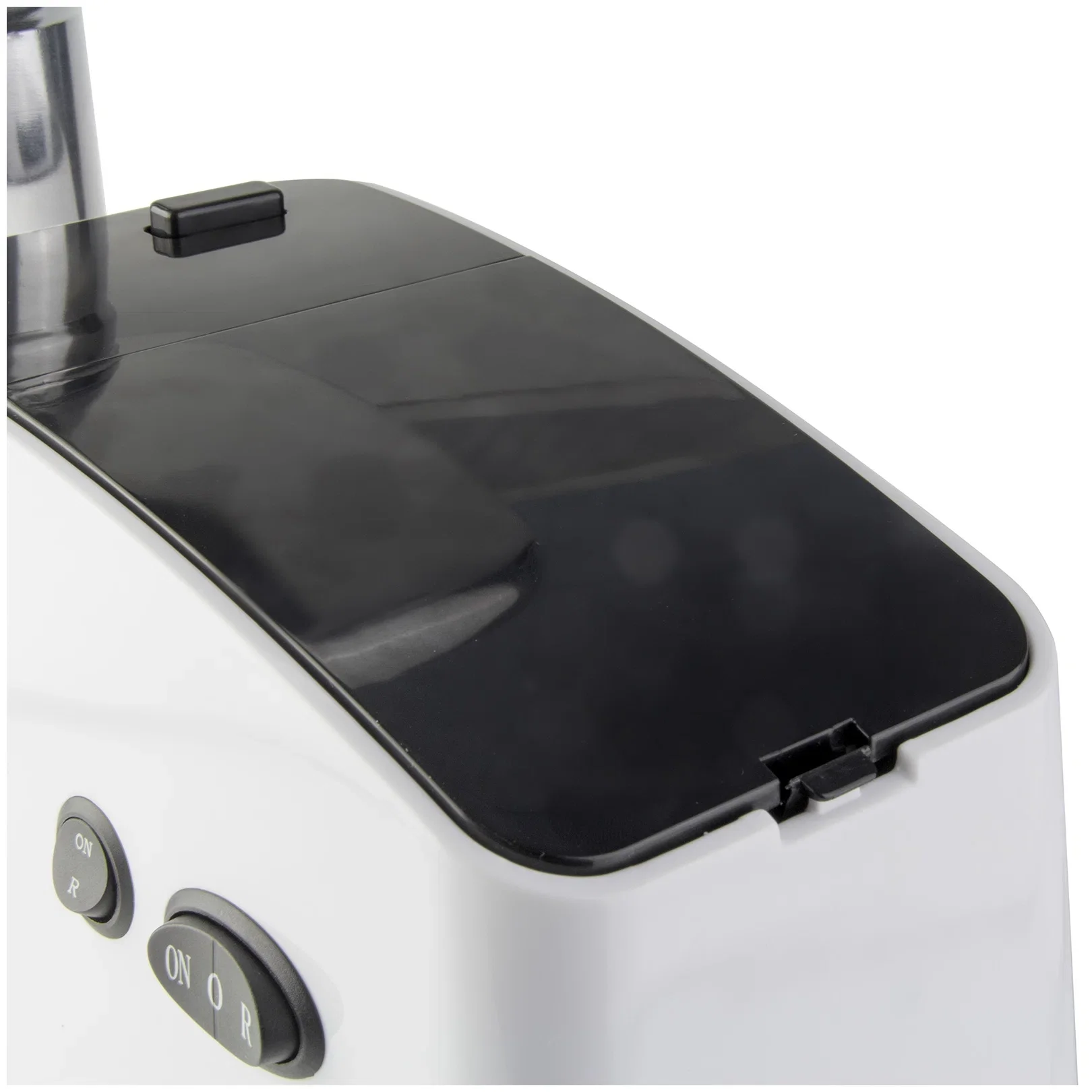 Мясорубка электрическая Galaxy GL 2411 белый, 1200 Вт, 1.3 кг/мин, реверс, защита от перегрузки, металлический лоток, насадки - 5